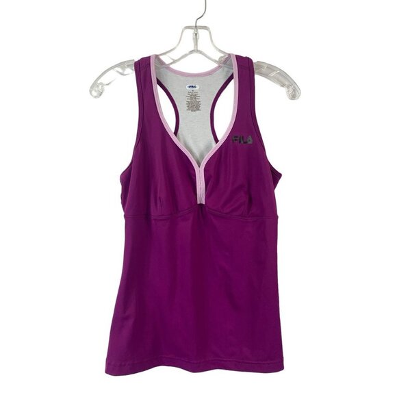 Fila Tops - Fila Women's Purple Workout Tank Top